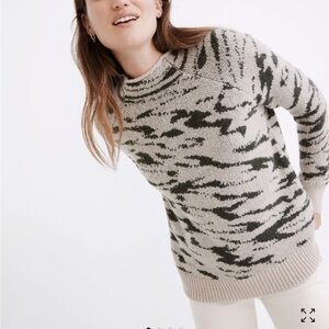 Madewell Thornton Mockneck Pullover Sweater Size Small